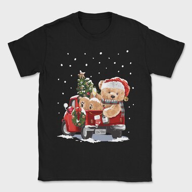 Christmas Bear Truck, Tricou Barbati (Unisex)