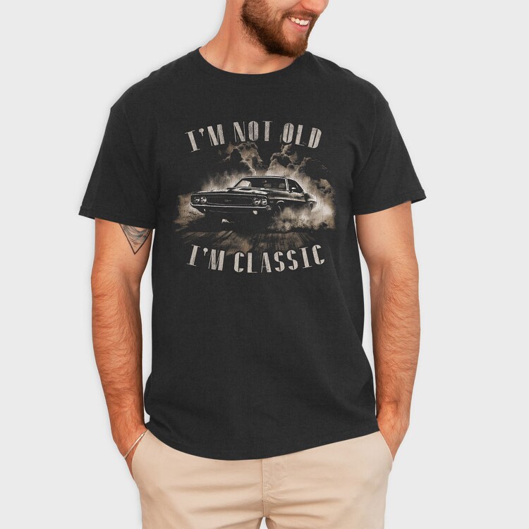 Not Old Classic Smoke, Tricou Barbati (Unisex)