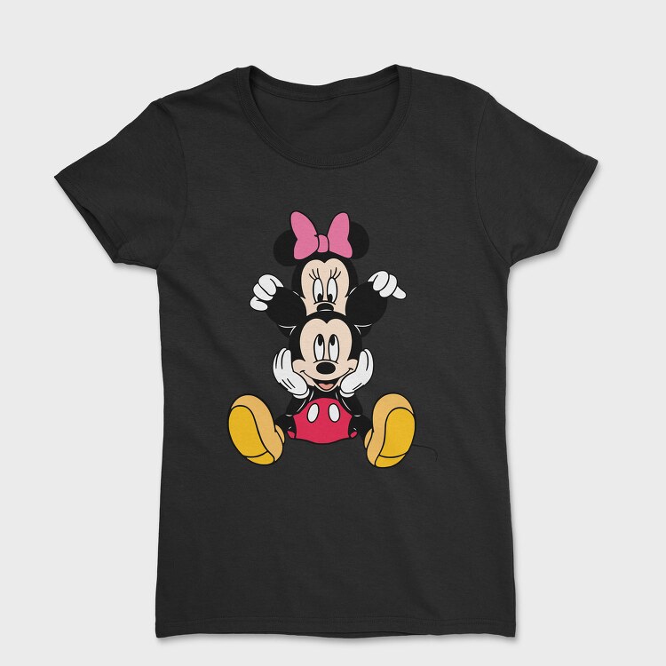 Mickey Mouse Bow Tie, Tricou Femei