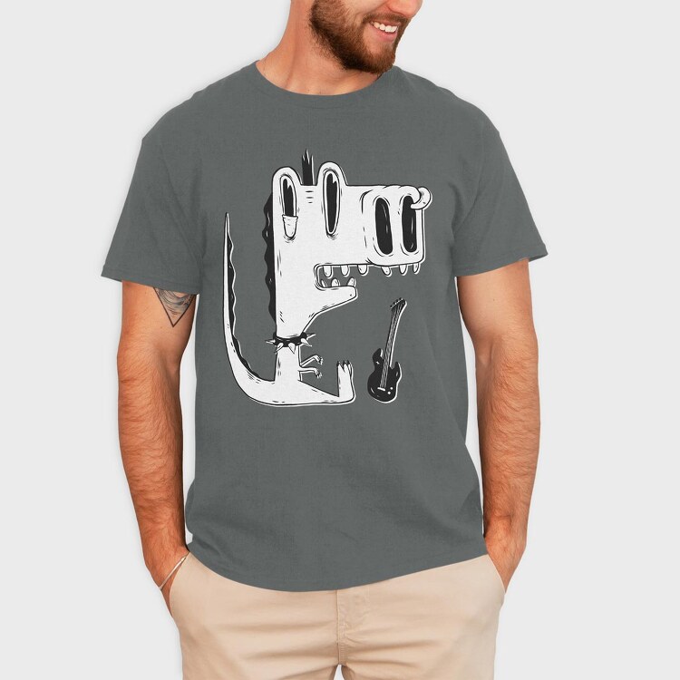 Trex Guitar, Tricou Barbati (Unisex)
