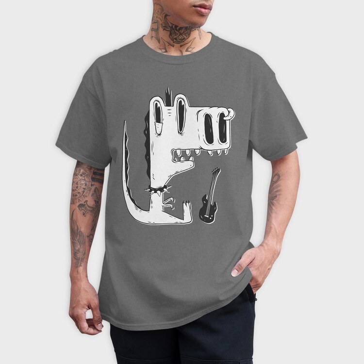 Trex Guitar, Tricou Barbati (Unisex)