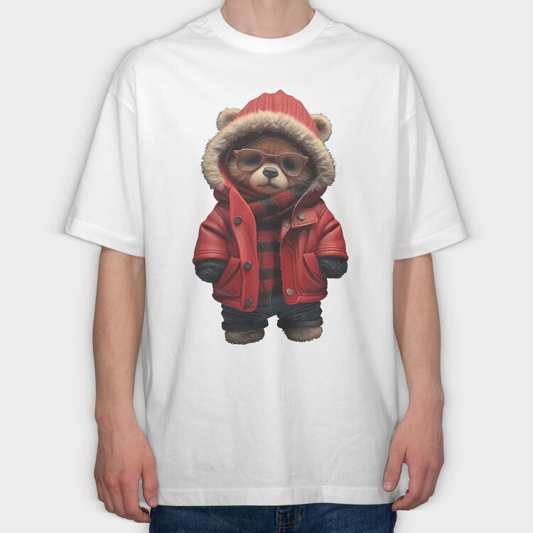 Teddy Jacket, Tricou Oversize Barbati (Unisex)