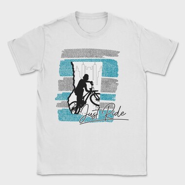 Just Ride City, Tricou Barbati (Unisex)