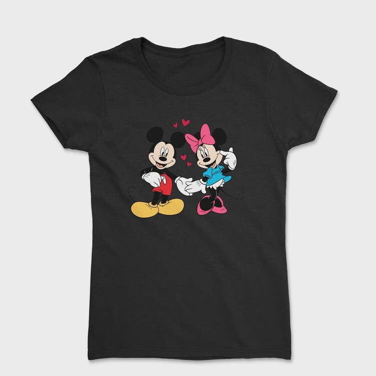 Mickey Minnie Love 1, Tricou Femei