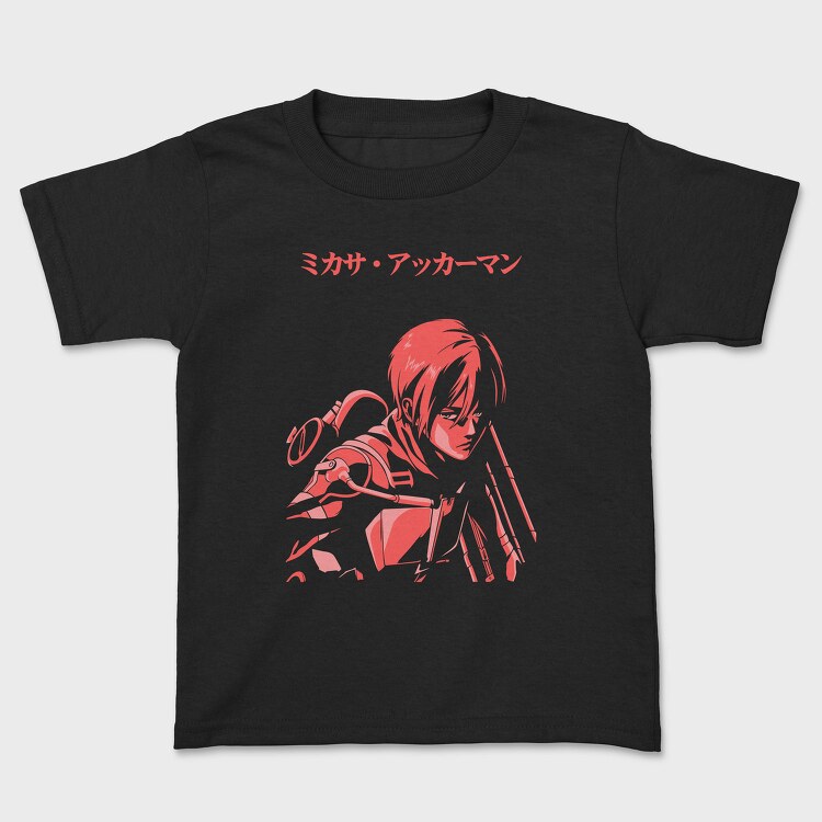 Mikasa Akkerman Red, Tricou Copii