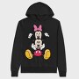 Mickey Mouse Bow Tie, Hanorac Oversize Barbati (Unisex)