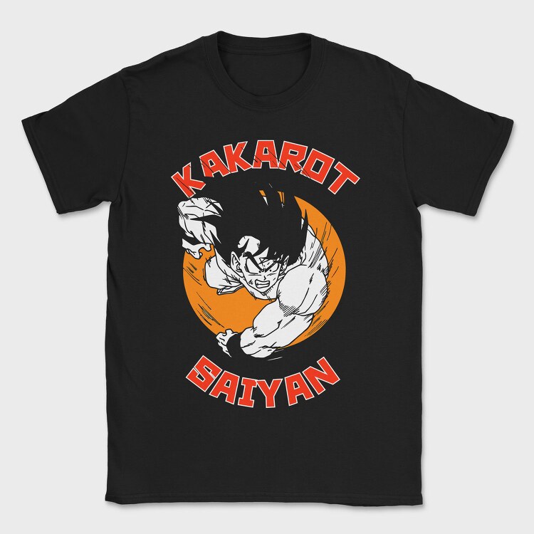 Kakarot Saiyan, Tricou Barbati (Unisex)