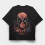 Jokers Grin, Tricou Oversize Barbati (Unisex)