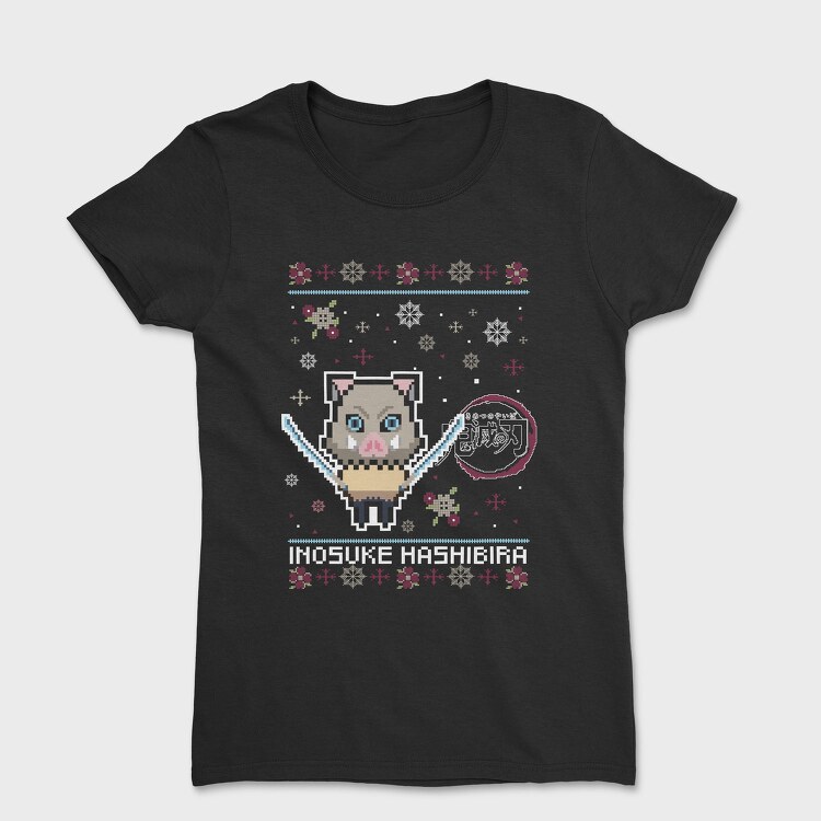 Pixelated Piggy, Tricou Femei