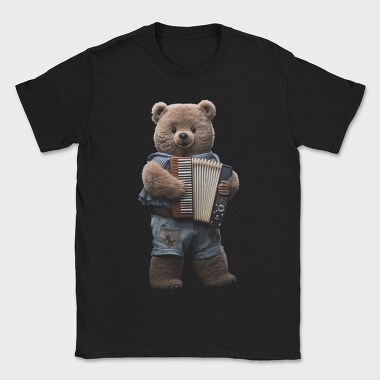 Bear Accordion Blues, Tricou Barbati (Unisex)