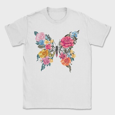 Butterfly Roses Bloom, Tricou Barbati (Unisex)