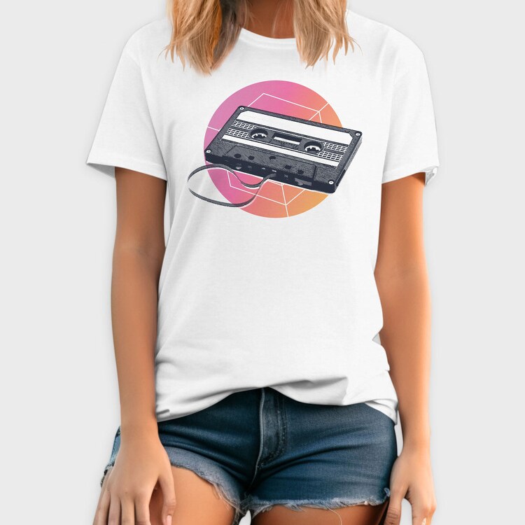 Retro Casstte, Tricou Barbati (Unisex)