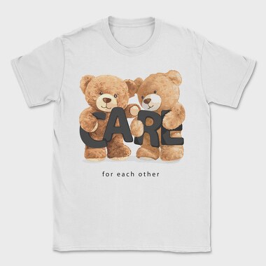 Teddy Bear Care, Tricou Barbati (Unisex)