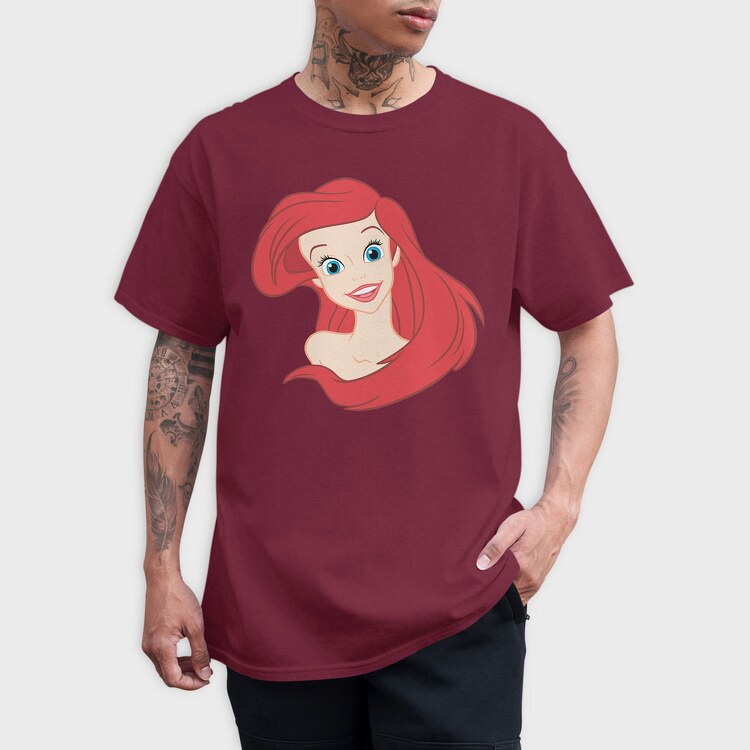 Cartoon Retro La Sirenta 1, Tricou Barbati (Unisex)