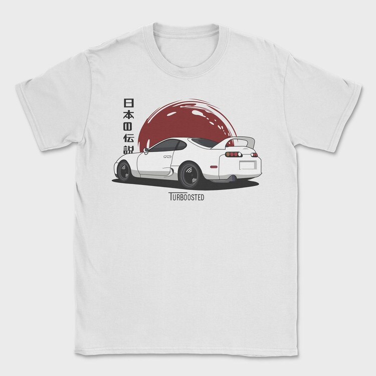 Jdm Turbo Boost, Tricou Barbati (Unisex)