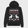 Pixel Smiley, Hanorac Oversize Barbati (Unisex)