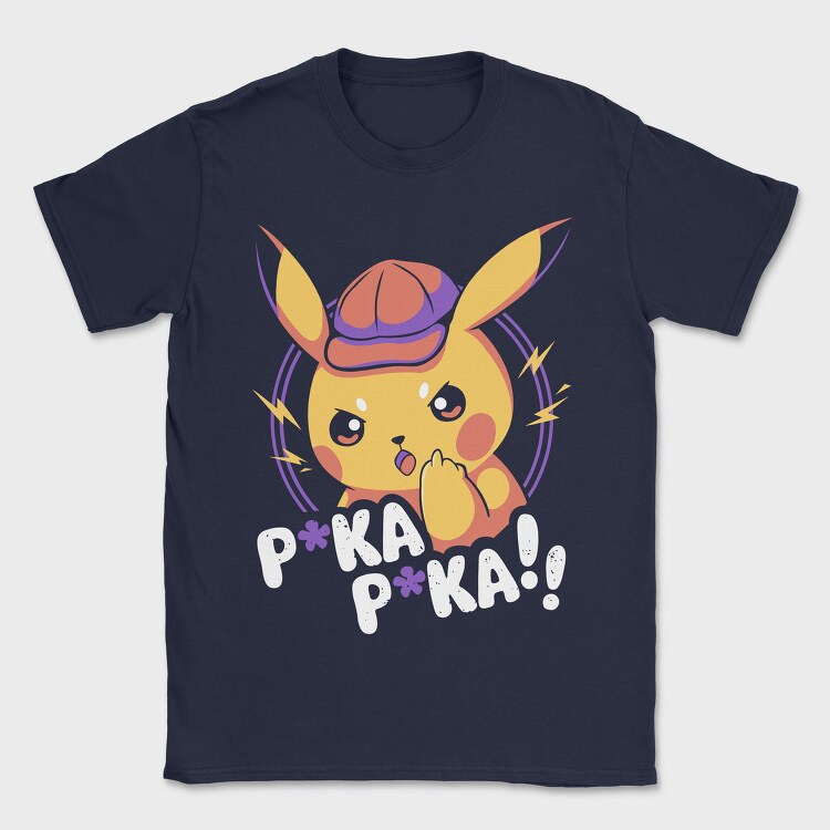 Pikachu Lightning Cap, Tricou Barbati (Unisex)