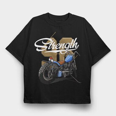 Shengfly Chopper, Tricou Oversize Barbati (Unisex)