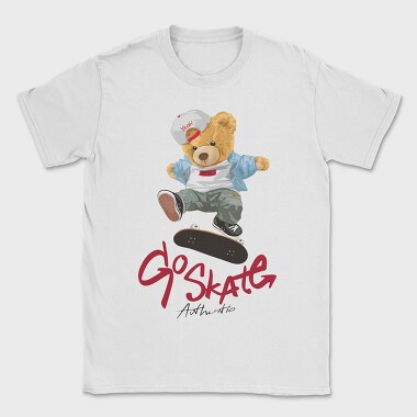Skate Bear Yeah, Tricou Barbati (Unisex)