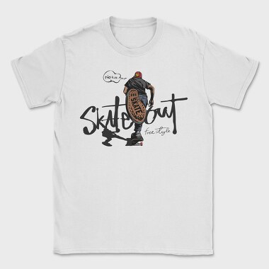 Skate Out No Rule, Tricou Barbati (Unisex)
