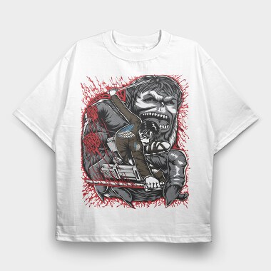 Attack on Titan 26, Tricou Oversize Barbati (Unisex)