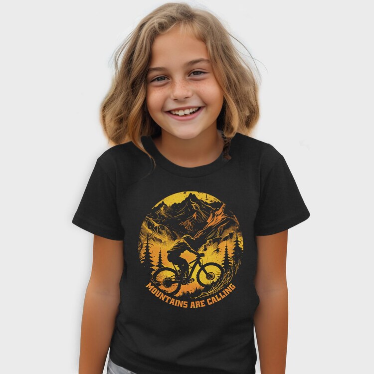 Mountainbike Mountains Are Calling, Tricou Copii