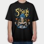 Fusion4 Dragon, Tricou Oversize Barbati (Unisex)
