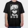 Neon Wolf Howl 22, Tricou Oversize Barbati (Unisex)