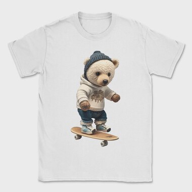 Skateboarding Bear 1, Tricou Barbati (Unisex)