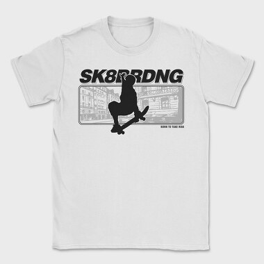 Skateboarding Risk, Tricou Barbati (Unisex)