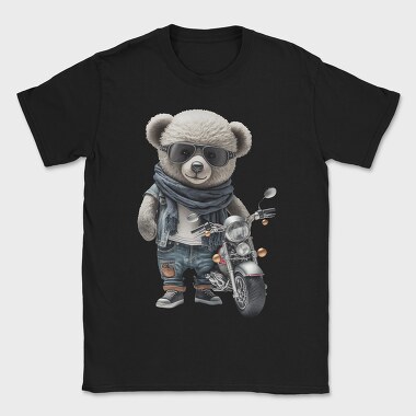 Teddy Biker Style, Tricou Barbati (Unisex)