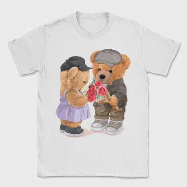 Teddy Love Bouquet, Tricou Barbati (Unisex)