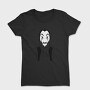 Money Heist Mask Hoodie, Tricou Femei