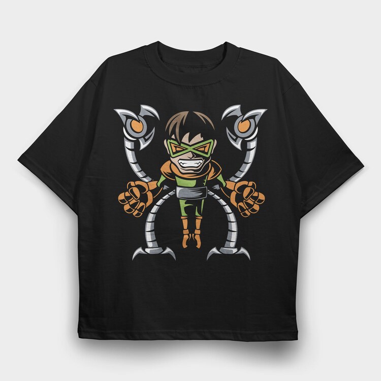 Owl Ninja, Tricou Oversize Barbati (Unisex)