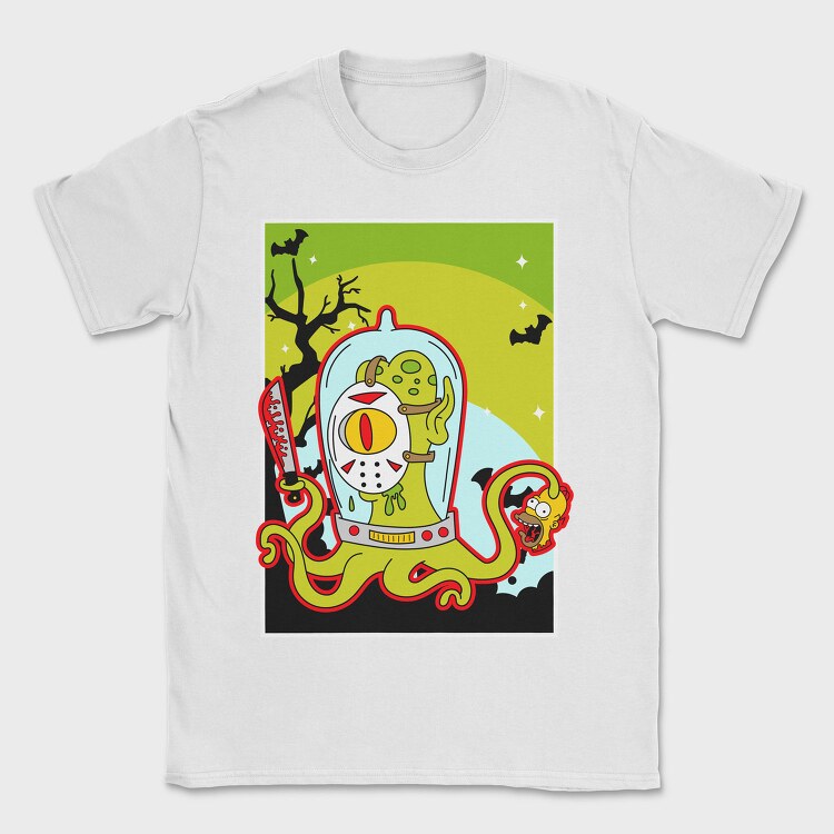 Octopus Horror, Tricou Barbati (Unisex)