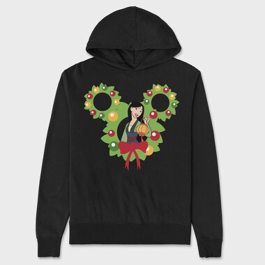 Mulan Lantern Wreath, Hanorac Oversize Barbati (Unisex)
