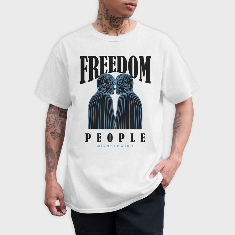 Freedom People 2, Tricou Barbati (Unisex)