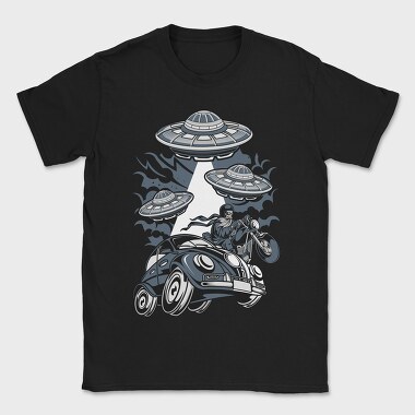 Alien Ride, Tricou Barbati (Unisex)