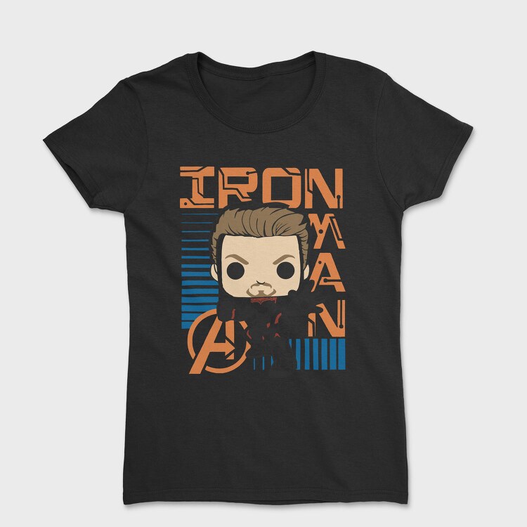 Iron Man Pop Art, Tricou Femei