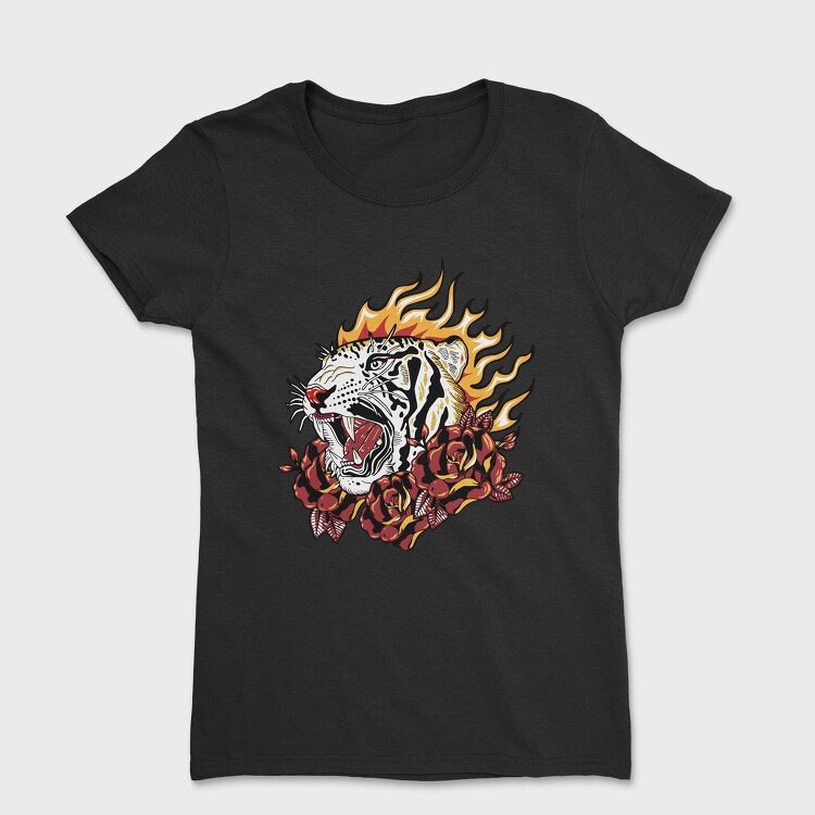 Flaming Tiger Roar, Tricou Femei
