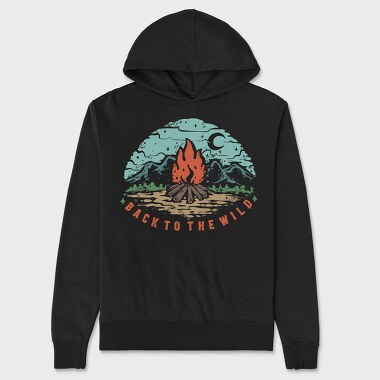 Back To The Wild, Hanorac Oversize Barbati (Unisex)