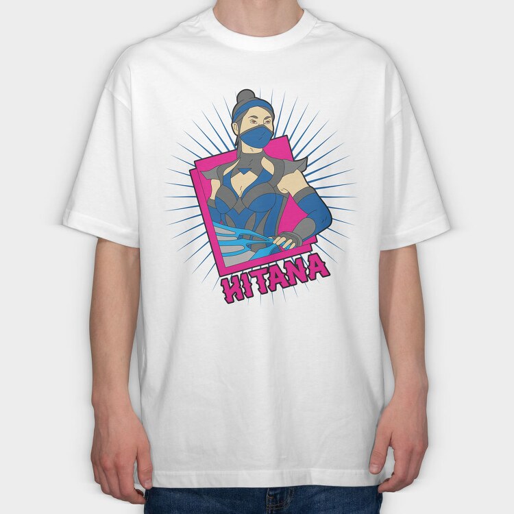 Hitana Warrior, Tricou Oversize Barbati (Unisex)