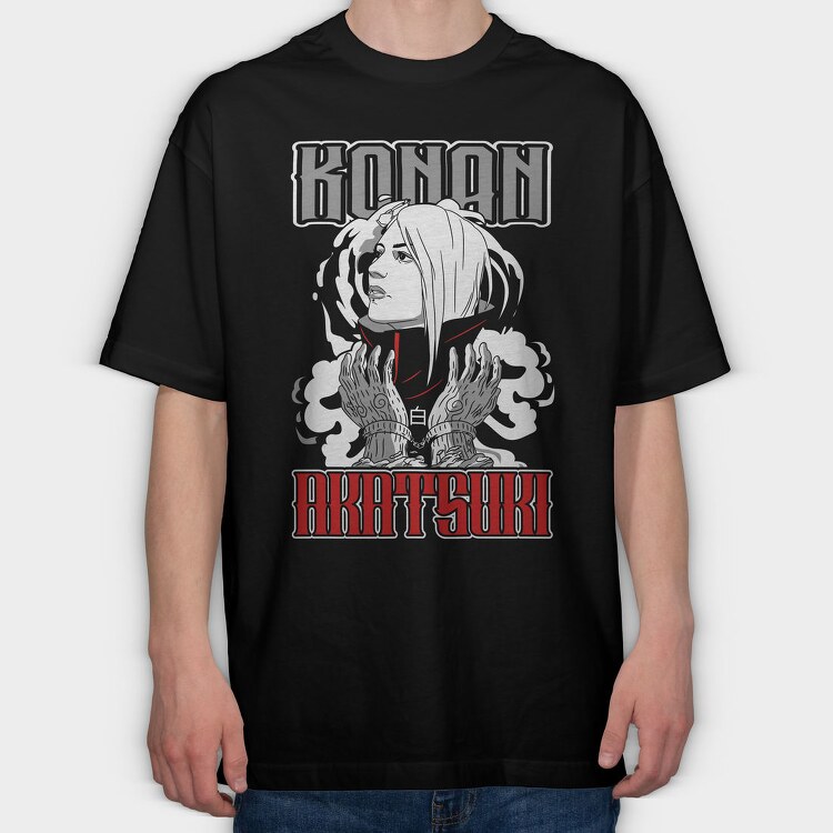 Konan Akatsuki, Tricou Oversize Barbati (Unisex)