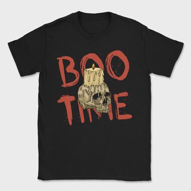 Boo Time Skull, Tricou Barbati (Unisex)