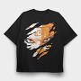 Fox Eyes Storm, Tricou Oversize Barbati (Unisex)