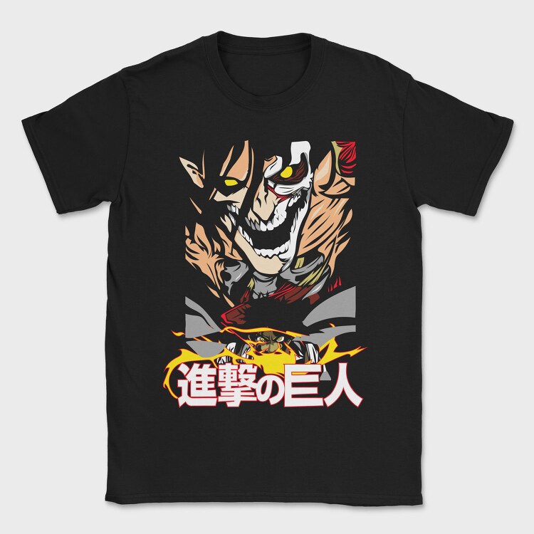 Fire Wolf Roar, Tricou Barbati (Unisex)