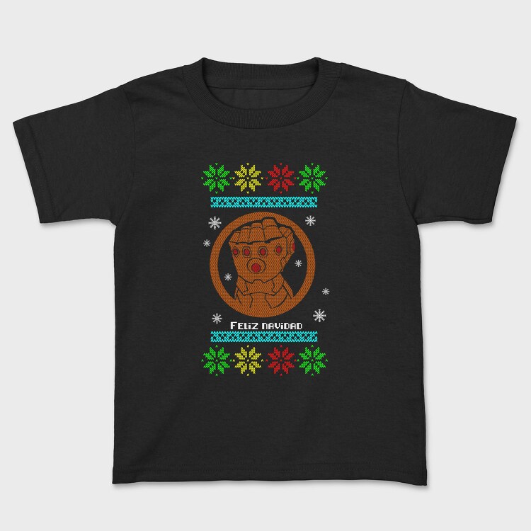 Knitted Reindeer Sweater, Tricou Copii