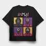 Hooded Symbols, Tricou Oversize Barbati (Unisex)