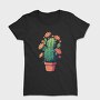 Cactus With Yellow Flowers, Tricou Femei