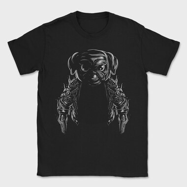 Pug Punk, Tricou Barbati (Unisex)
